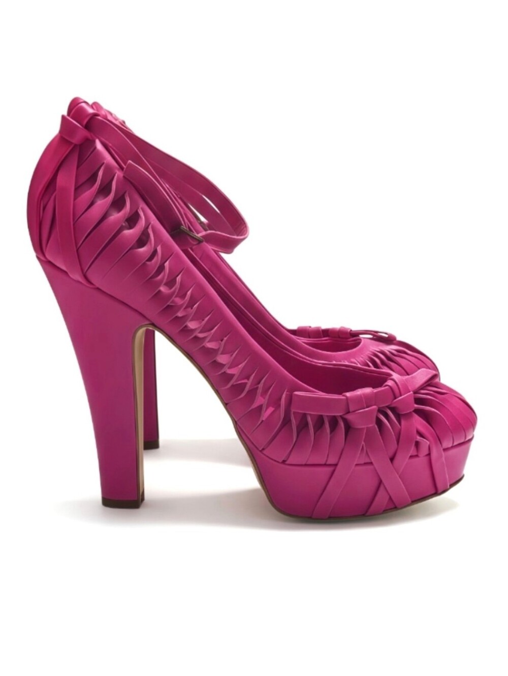 Vtg Christian Dior by John Galliano 2003 'Esca' Pink Platform Pumps Y2K - 39.5